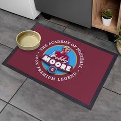 West Ham Moore  - Football Legends - Door Mat -60cm X 40cm