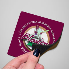 West Indies Richards - Coaster - Circle or Square