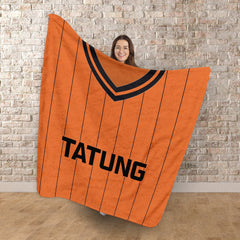 Wolverhampton - 1982 Home Shirt - Retro Fleece Blanket