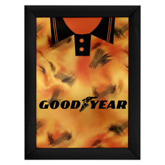 Personalised Wolverhampton - 1993 Home Shirt - A4 Metal Sign Plaque - Frame Options Available