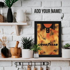Personalised Wolverhampton - 1993 Home Shirt - A4 Metal Sign Plaque - Frame Options Available