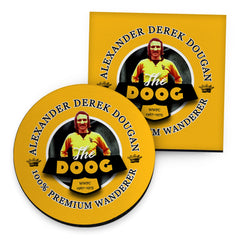 Wolverhampton Derek Dougan - Football Coaster - Square Or Circle