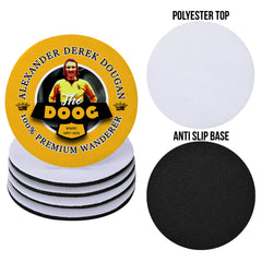 Wolverhampton Derek Dougan - Football Coaster - Square Or Circle