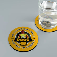 Wolverhampton Derek Dougan - Football Coaster - Square Or Circle