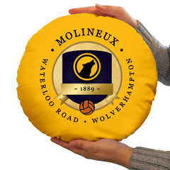 Wolverhampton Molineux - Football Legends - Circle Cushion 14inch