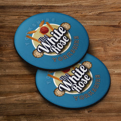 Yorkshire Rose  - Cricket Coaster - Circle or Square
