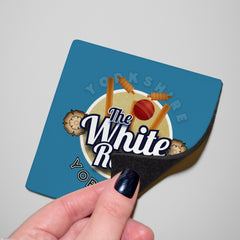 Yorkshire Rose  - Cricket Coaster - Circle or Square