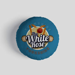 Yorkshire Cricket Rose  - Legend Collection - Circle Cushion 14inch