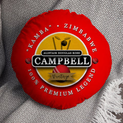 Zimbabwe Campbell  - Legend Collection - Circle Cushion 14inch