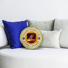 Zimbabwe Harare  - Legend Collection - Circle Cushion 14inch