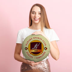 Zimbabwe Harare  - Legend Collection - Circle Cushion 14inch