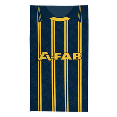 Aberdeen 1993 Away Shirt - Personalised Lightweight, Microfibre Retro Beach Towel - 150cm x 75cm