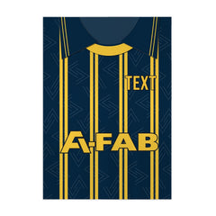 Aberdeen Away 1993 Shirt - A4 Personalised Metal Sign Plaque - Frame Options Available