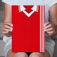 Aberdeen Home 1976 Shirt - A4 Personalised Metal Sign Plaque - Frame Options Available
