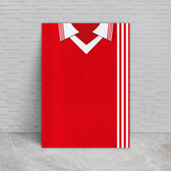 Aberdeen Home 1976 Shirt - A4 Personalised Metal Sign Plaque - Frame Options Available