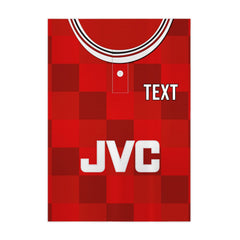 Aberdeen Home 1987 Shirt - A4 Personalised Metal Sign Plaque - Frame Options Available