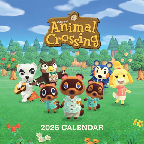 Animal Crossing Square Calendar 2026