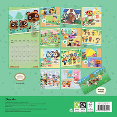 Animal Crossing Square Calendar 2026