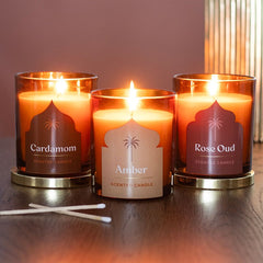 Arabian Nights Rose Oud Scented Candle