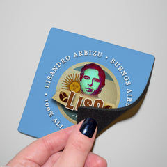 Argentina Rugby Union Liso- Coaster - Circle or Square