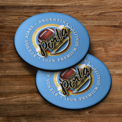 Argentina Rugby Union Porta - Coaster - Circle or Square