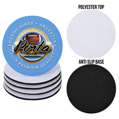 Argentina Rugby Union Porta - Coaster - Circle or Square