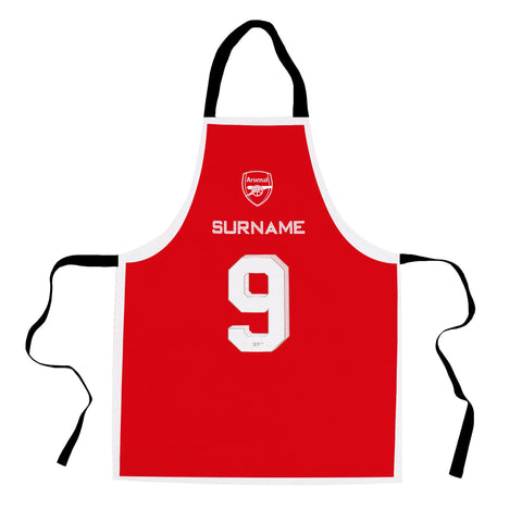 Arsenal FC Back of Shirt Adult Apron - Personalised