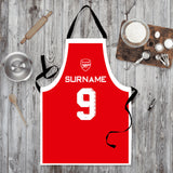 Arsenal FC Back of Shirt Adult Apron - Personalised