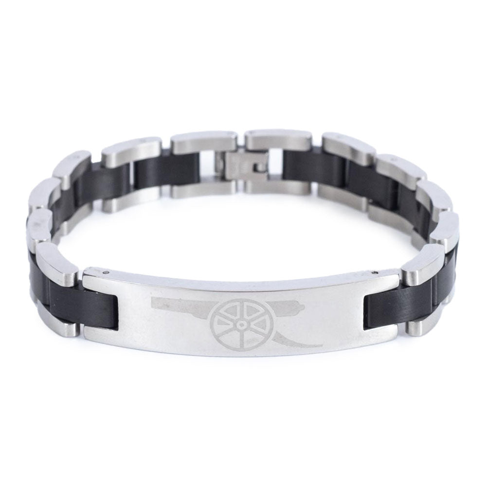 Arsenal FC Black Inlay Bracelet