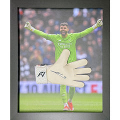 Arsenal FC Raya Signed Glove (Framed)