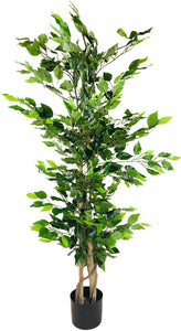 Artificial Ficus Tree with Natural Trunk 125cm