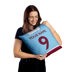 Aston Villa  - 1983 Home Shirt - 45cm or 61cm Retro Showerproof Outdoor Cushion