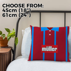 Aston Villa  - 1993 Home Shirt - 45cm or 61cm Retro Cushion