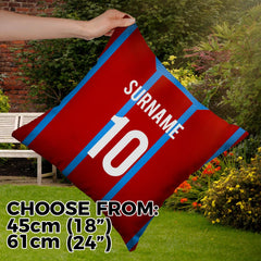 Aston Villa  - 1993 Home Shirt - 45cm or 61cm Retro Showerproof Outdoor Cushion
