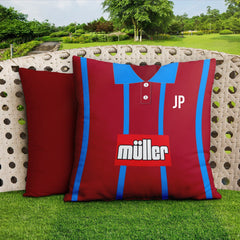 Aston Villa  - 1993 Home Shirt - 45cm or 61cm Retro Showerproof Outdoor Cushion