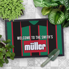 Aston Villa 1994 Away Shirt - Personalised Retro Door Mat - 60cm x 40cm