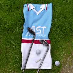 Aston Villa - 1998 Away- Retro Lightweight, Microfibre Golf Towel
