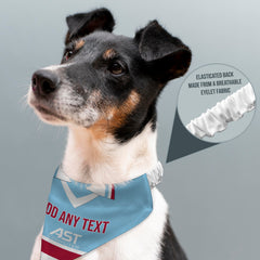 Aston Villa  1998 Away Shirt - Personalised Pet Bandana - 4 Sizes