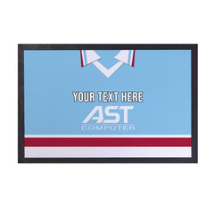 Aston Villa 1998 Away Shirt - Personalised Retro Door Mat - 60cm x 40cm
