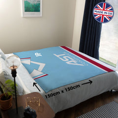 Aston Villa - 1998 Away Shirt - Retro Fleece Blanket