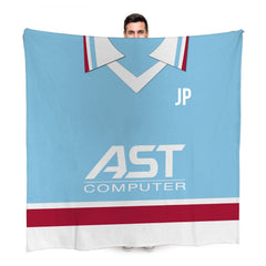 Aston Villa - 1998 Away Shirt - Retro Fleece Blanket