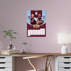 Aston Villa FC A3 Calendar 2026