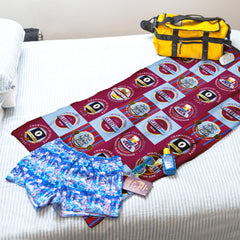 Aston Villa - Football Legends - Microfibre Beach Towel - 150cm x 75cm