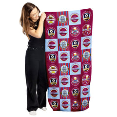 Aston Villa - Football Legends - Microfibre Beach Towel - 150cm x 75cm