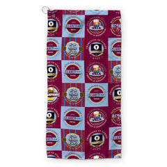 Aston Villa - Football Legends - Retro Lightweight, Microfibre Golf Towel