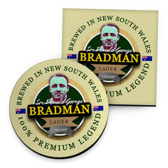 Australia Bradman - Coaster - Circle or Square
