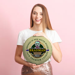 Australia Bradman  - Legend Collection - Circle Cushion 14inch