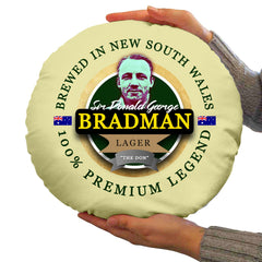 Australia Bradman  - Legend Collection - Circle Cushion 14inch