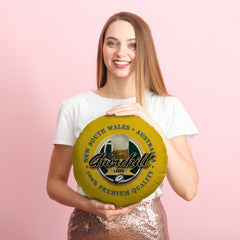 Australia Rugby League Churchill  - Legend Collection - Circle Cushion 14inch