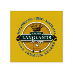 Australia Rugby League Langlands- Coaster - Circle or Square